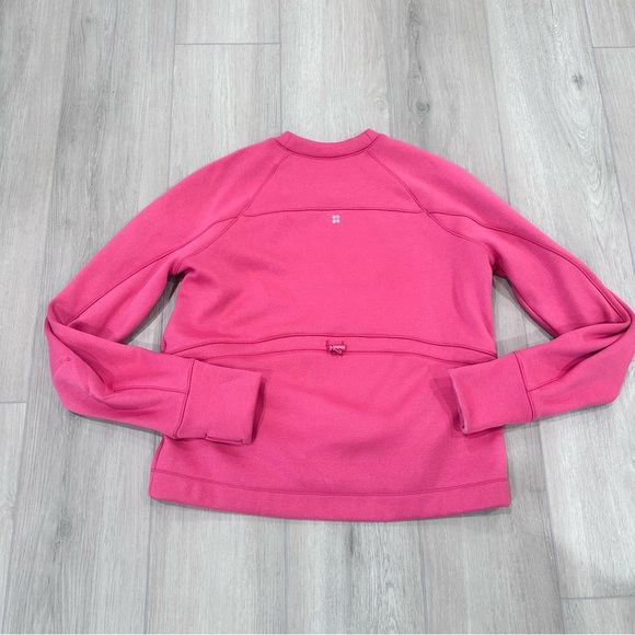 Sweaty Betty warm up crew neck hot pink small - Picture 6 of 7